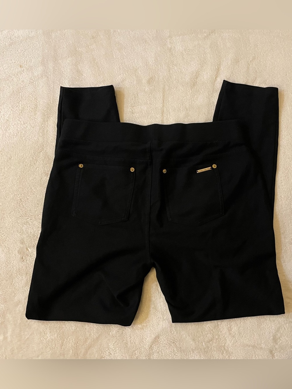 Michael Kors Black Strech Jeggings size L - Picture 3 of 6